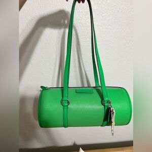 Coachtopia barrel bag in kelp Green